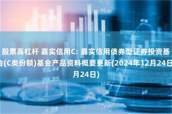 股票高杠杆 嘉实信用C: 嘉实信用债券型证券投资基金(C类份额)基金产品资料概要更新(2024年12月24日)